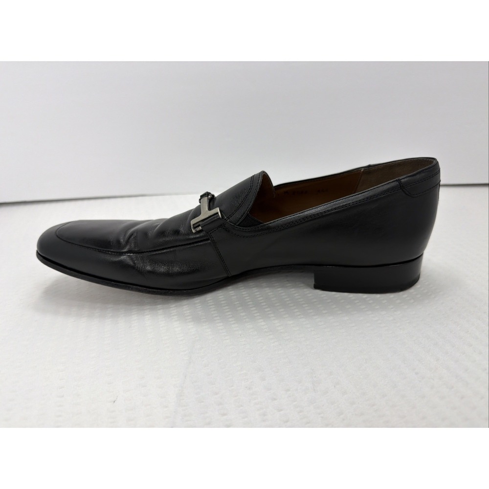 Mezlan Spain Bit Loafers Black Leather Ornament 11.5M 2086 Dress Shoes Luxury - Picture 15 of 16